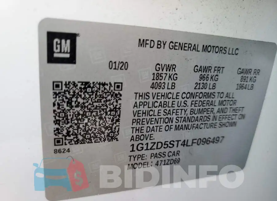 1G1ZD5ST4LF096497 Photo# 12