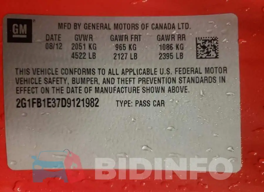 2G1FB1E37D9121982 Photo# 10