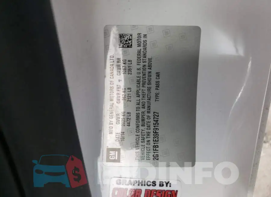 2G1FB1E39F9154727 Photo# 10