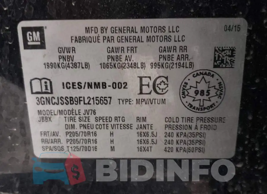 3GNCJSSB9FL215657 Photo# 10