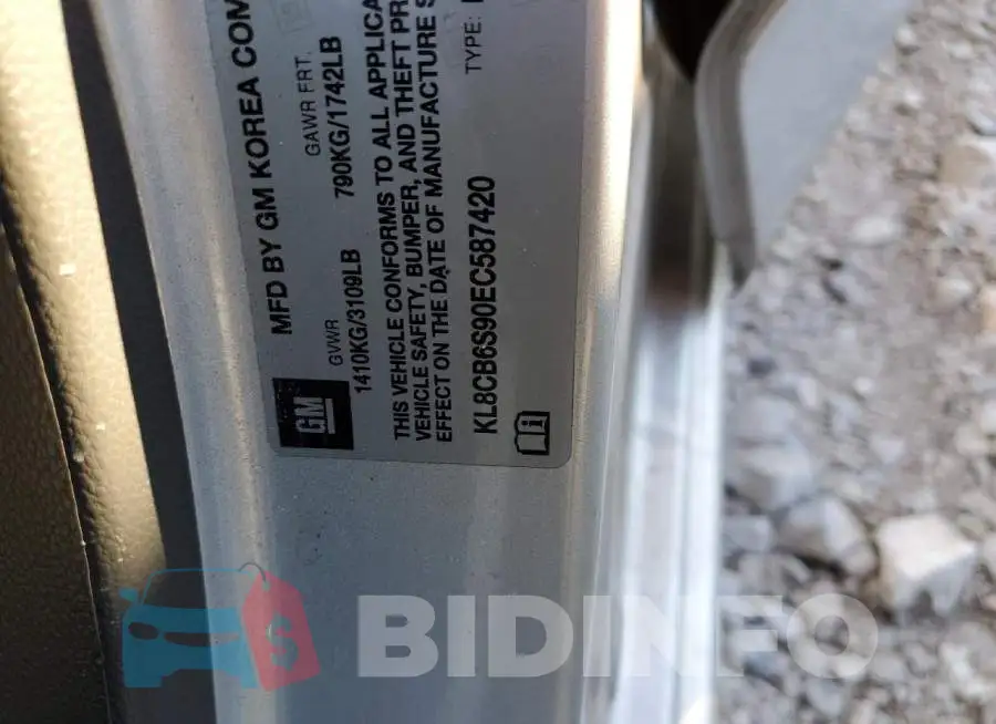 KL8CB6S90EC587420 Photo# 12