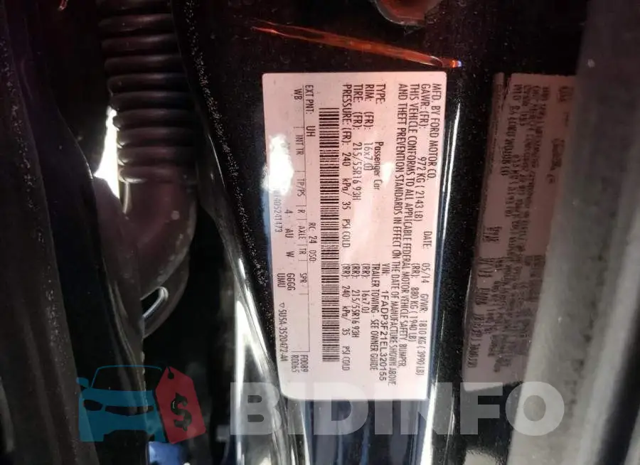 1FADP3F21EL320155 Photo# 12