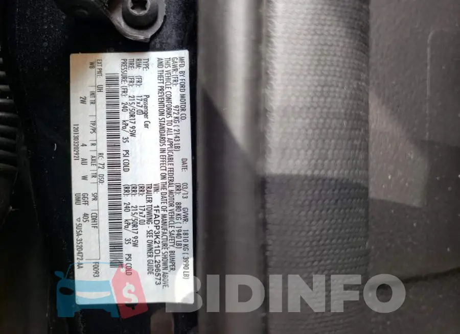 1FADP3K21DL296573 Photo# 10