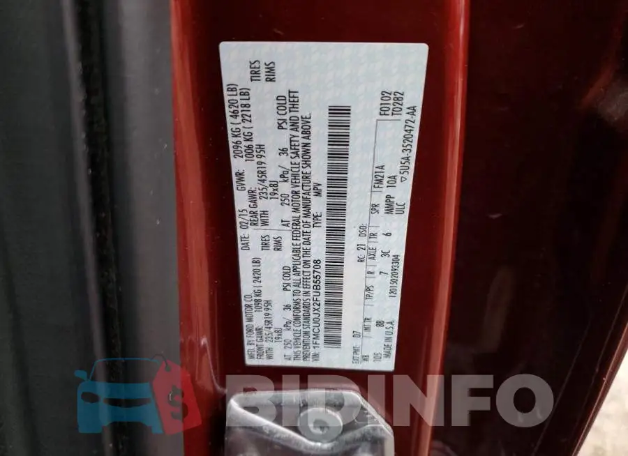 1FMCU0JX2FUB55708 Photo# 13