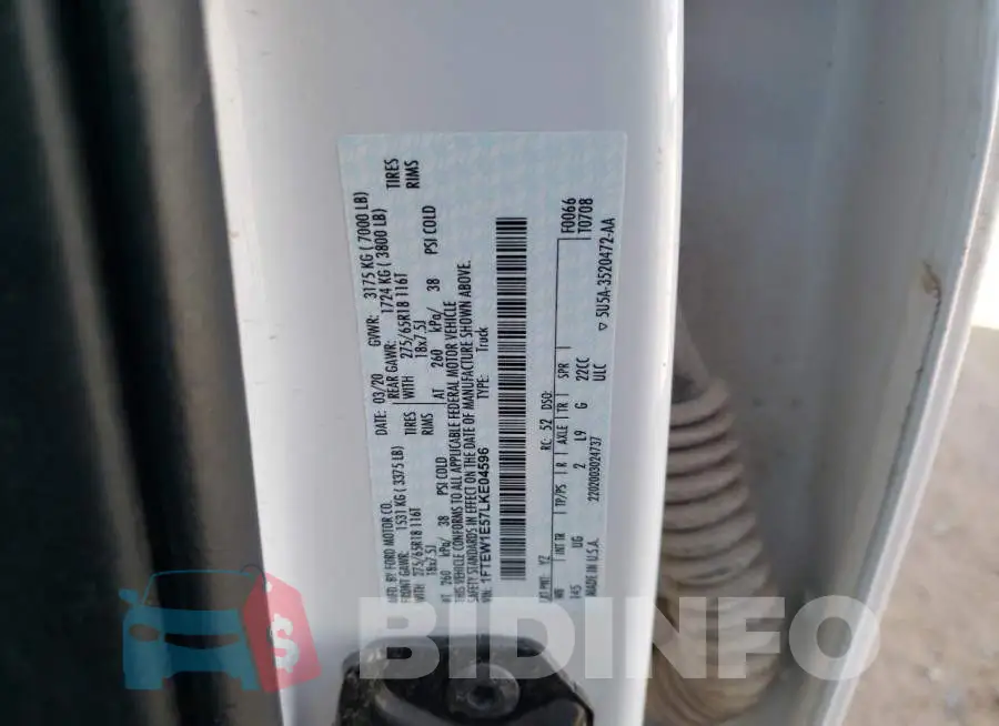 1FTEW1E57LKE04596 Photo# 12