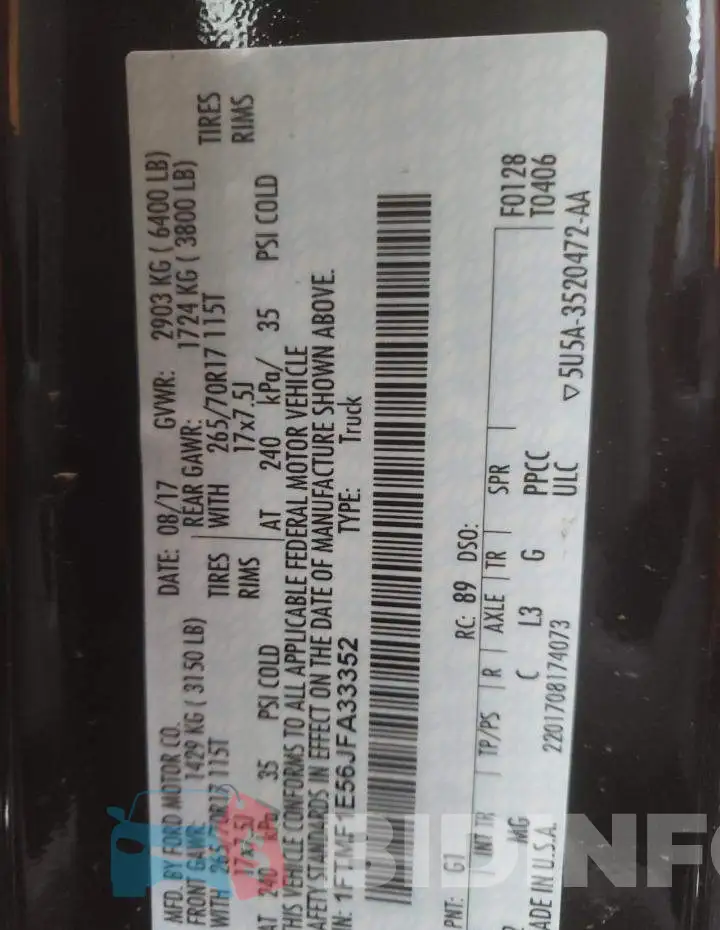 1FTMF1E56JFA33352 Photo# 12
