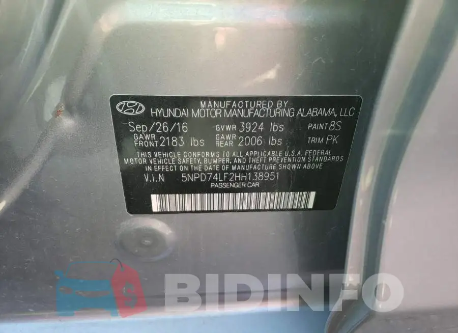 5NPD74LF2HH138951 Photo# 10