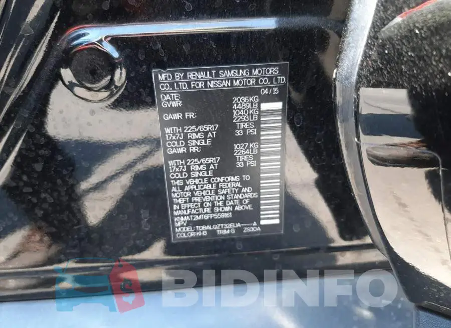 KNMAT2MT6FP559161 Photo# 10
