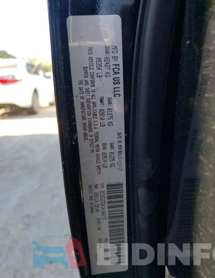 2C3CDZGG4JH184272 Photo# 10