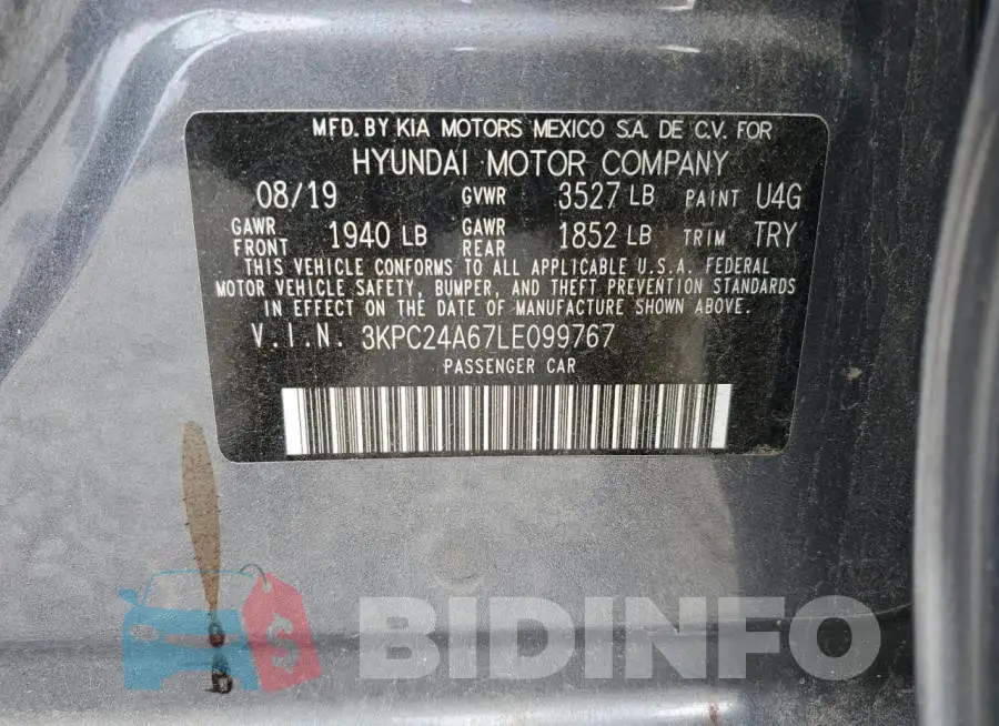 3KPC24A67LE099767 Photo# 12