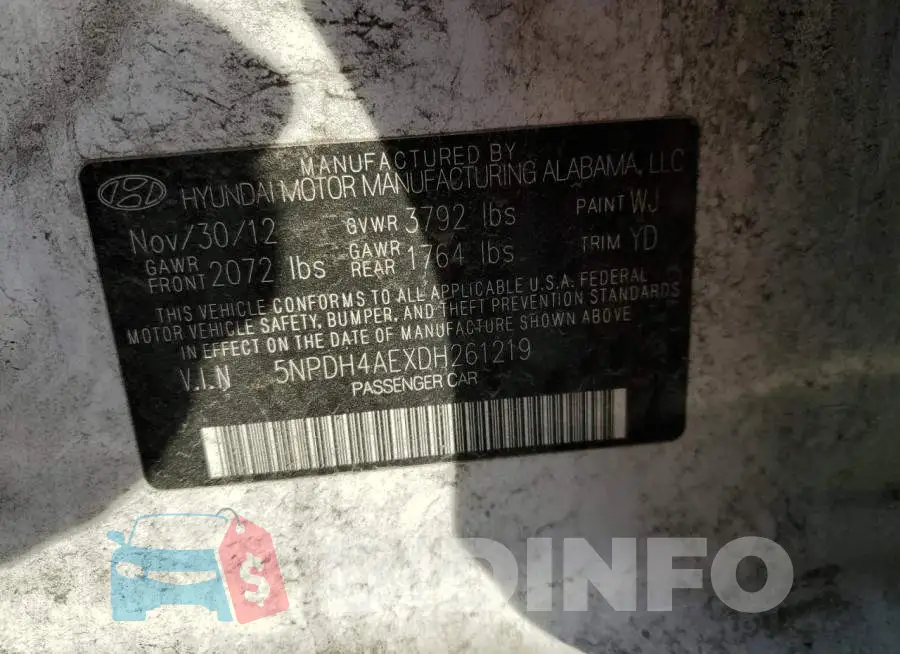 5NPDH4AEXDH261219 Photo# 12