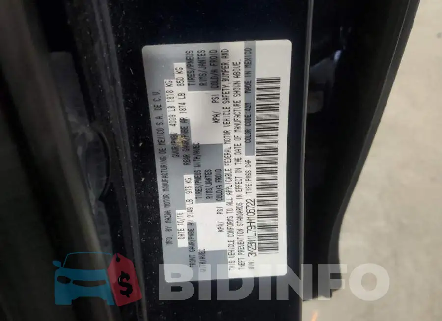 3MZBN1L79HM106722 Photo# 10