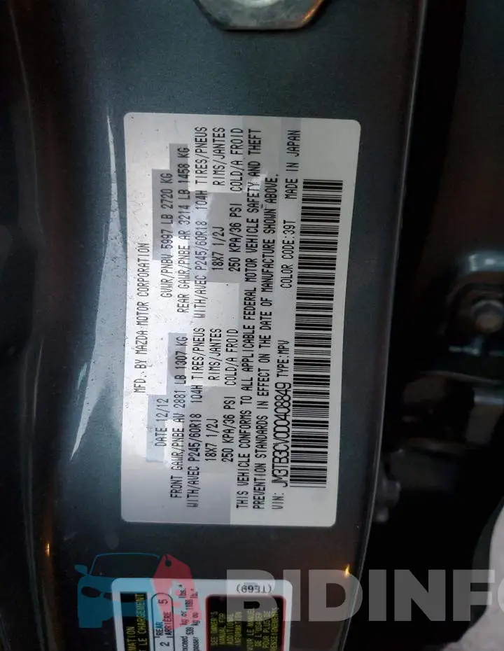 JM3TB3CV0D0408849 Photo# 12