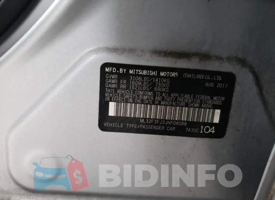 ML32F3FJ3JHF04088 Photo# 10