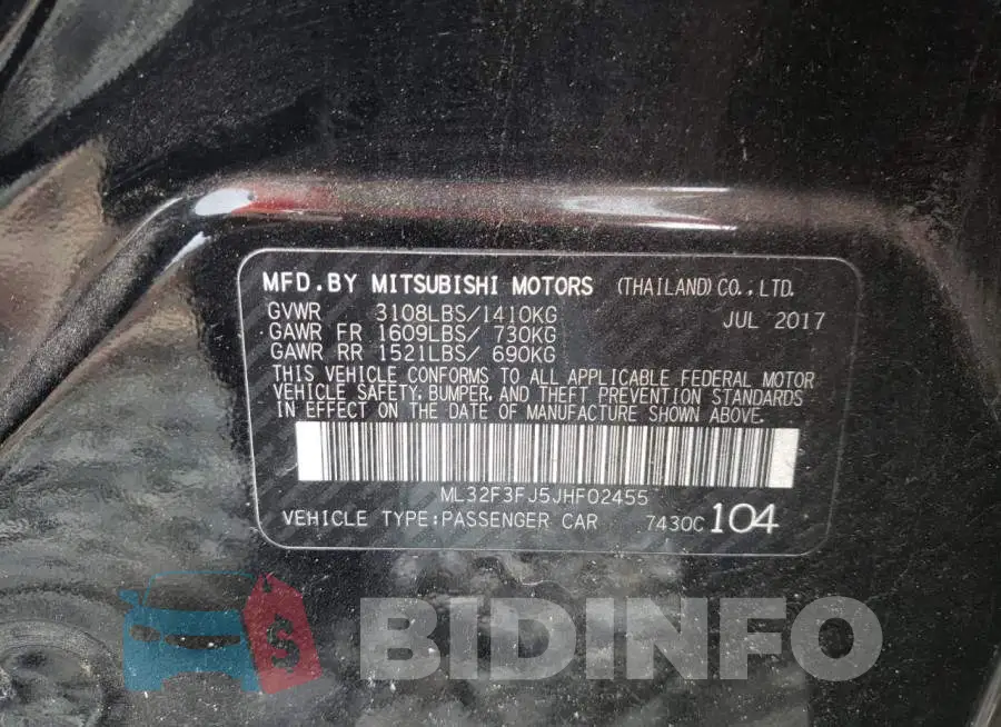 ML32F3FJ5JHF02455 Photo# 10