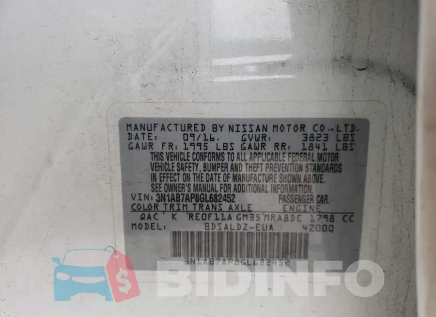 3N1AB7AP8GL682452 Photo# 10