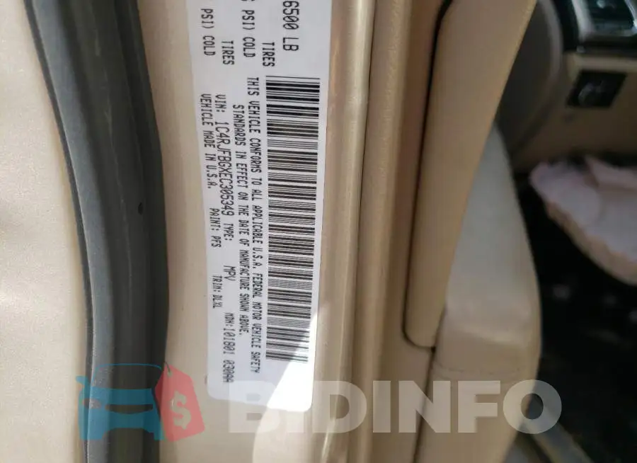 1C4RJFBGXEC305349 Photo# 10