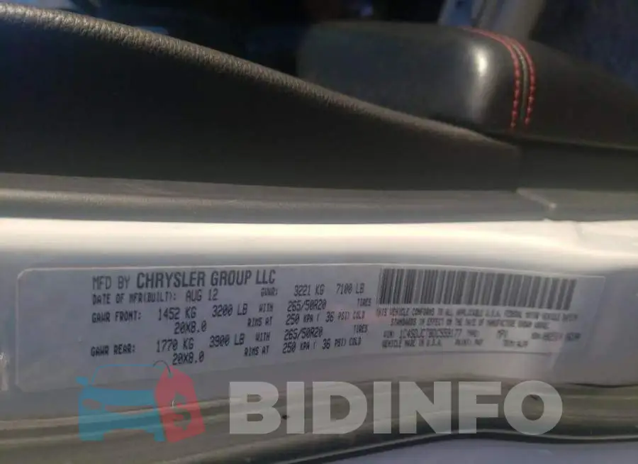 1C4SDJCT8DC559177 Photo# 10