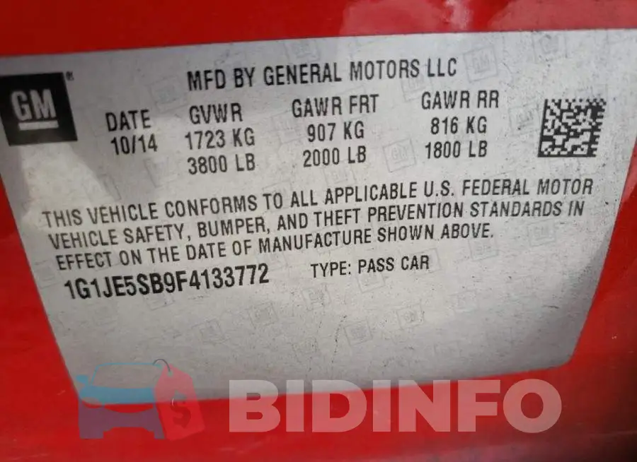 1G1JE5SB9F4133772 Photo# 12