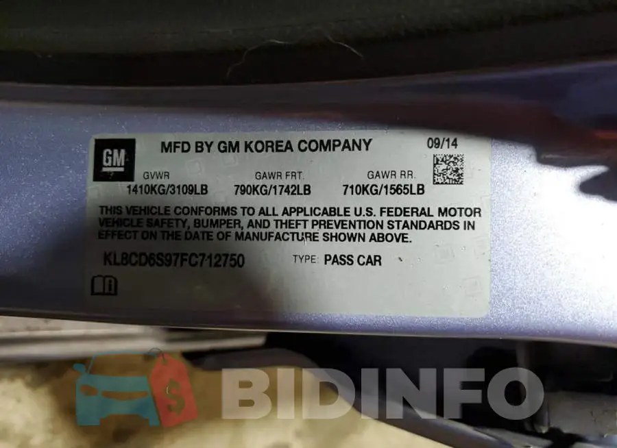 KL8CD6S97FC712750 Photo# 12