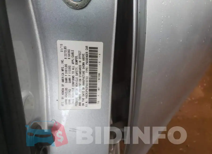 1HGCR3F82FA018750 Photo# 13