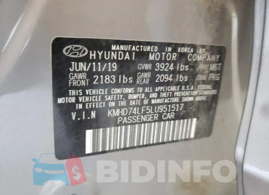 KMHD74LF5LU951517 Photo# 10