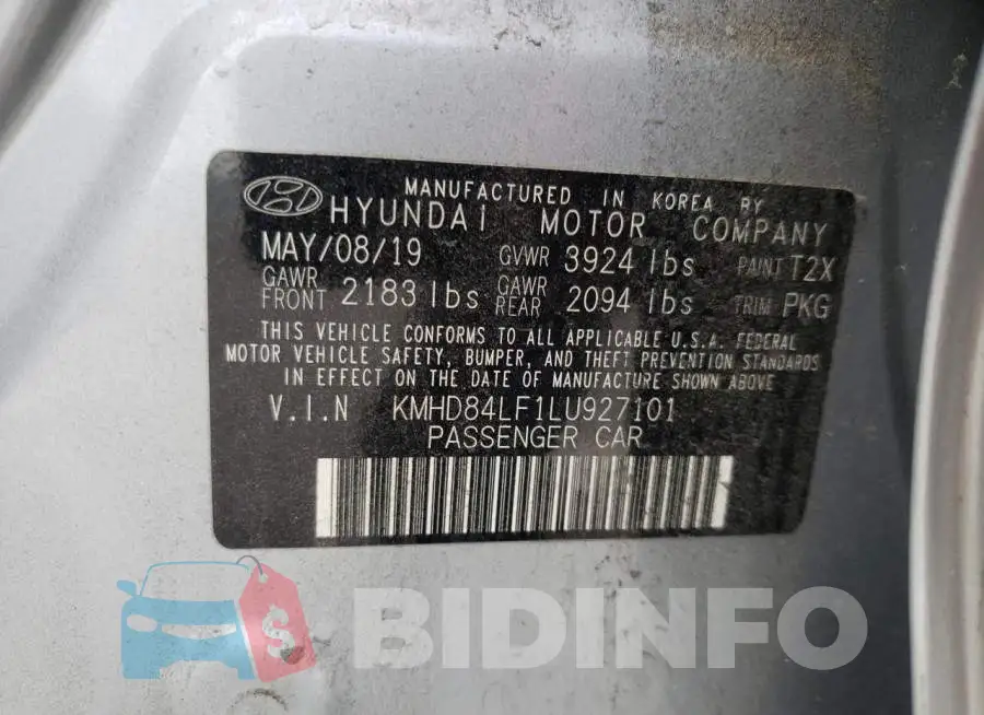 KMHD84LF1LU927101 Photo# 10