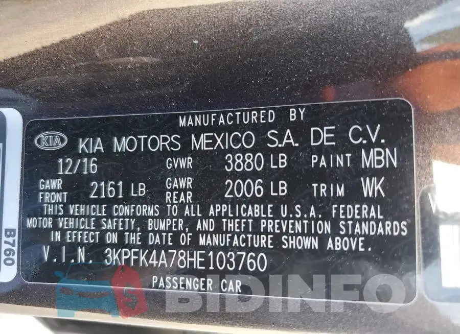 3KPFK4A78HE103760 Photo# 10