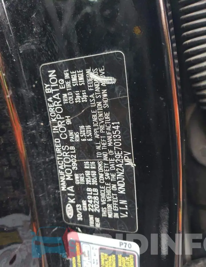 KNDJN2A29E7013541 Photo# 12