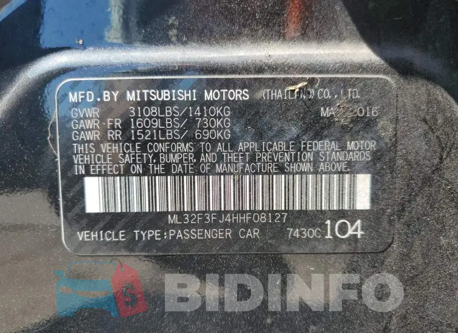 ML32F3FJ4HHF08127 Photo# 10