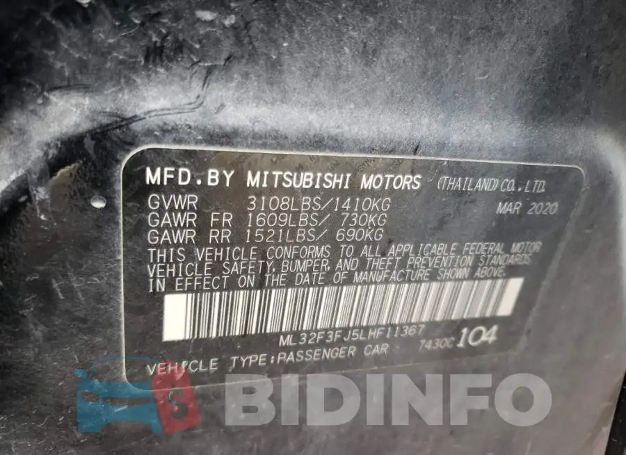 ML32F3FJ5LHF11367 Photo# 10