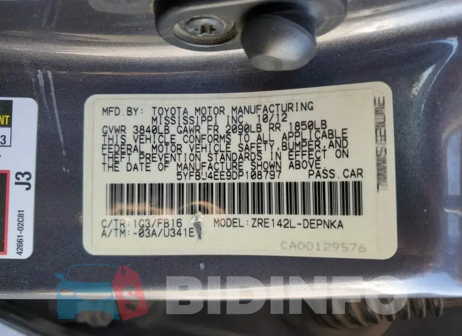 5YFBU4EE9DP108797 Photo# 10