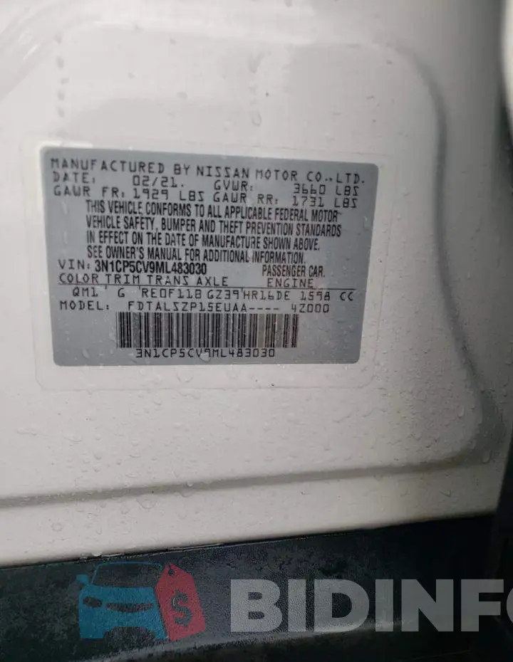 3N1CP5CV9ML483030 Photo# 10