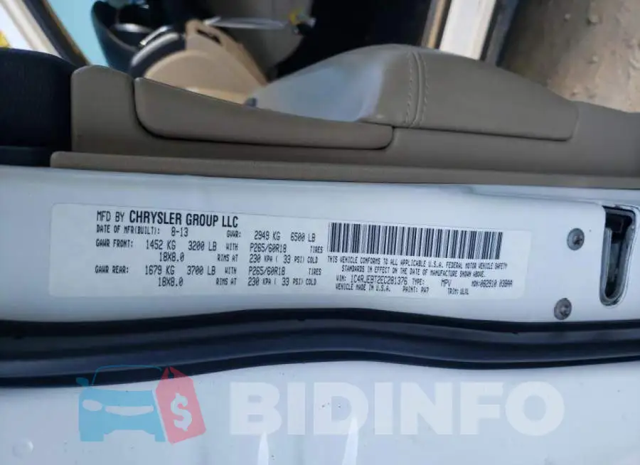 1C4RJEBT2EC281376 Photo# 10