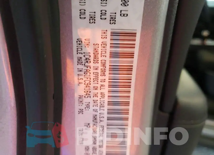 1C4RJFAG1FC941645 Photo# 14