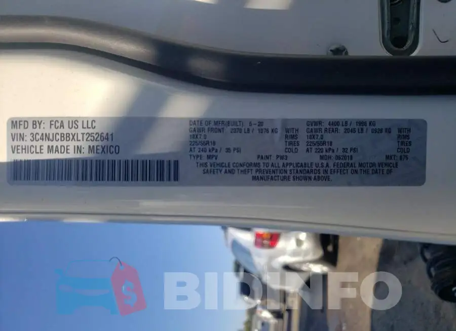 3C4NJCBBXLT252641 Photo# 10