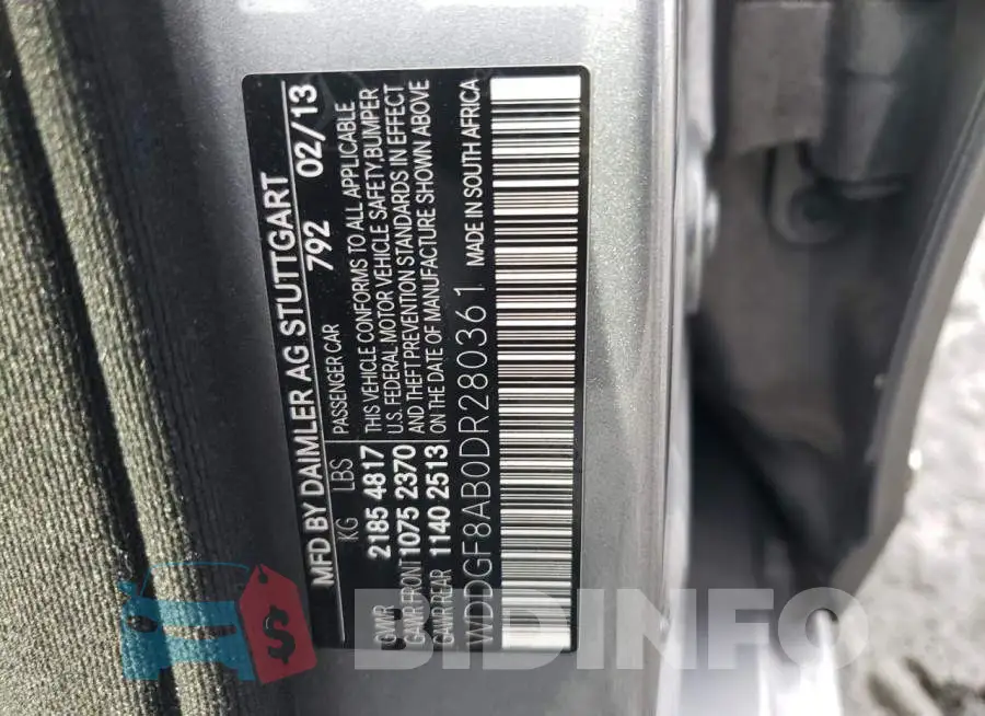 WDDGF8AB0DR280361 Photo# 12