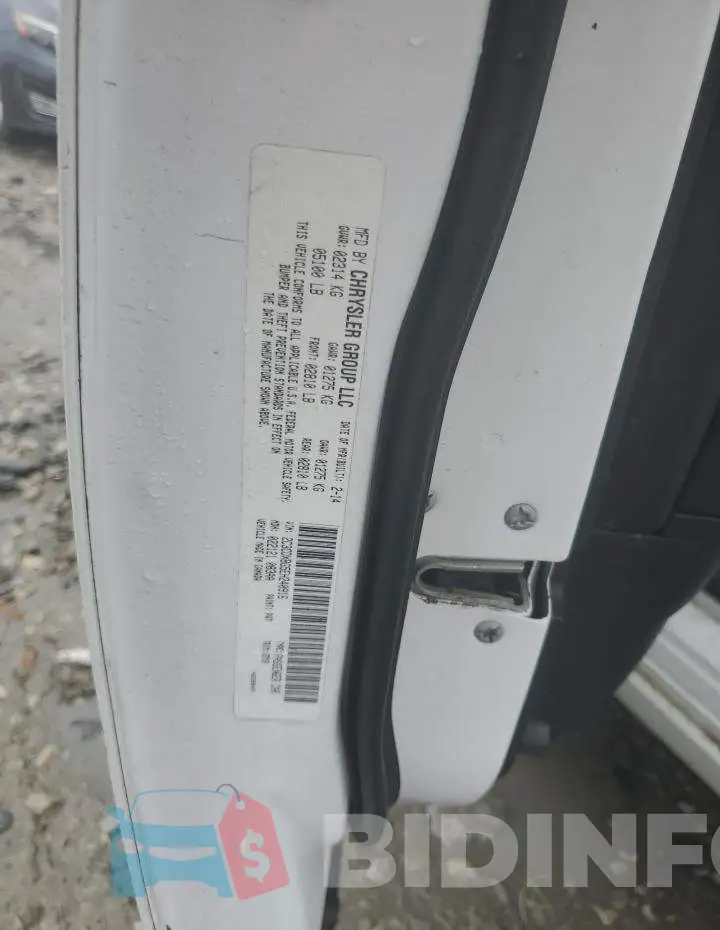 2C3CDXBG5EH240916 Photo# 12