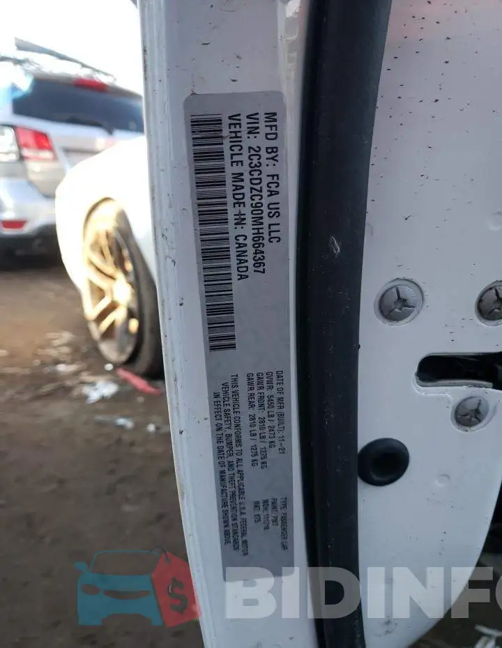 2C3CDZC90MH664367 Photo# 10