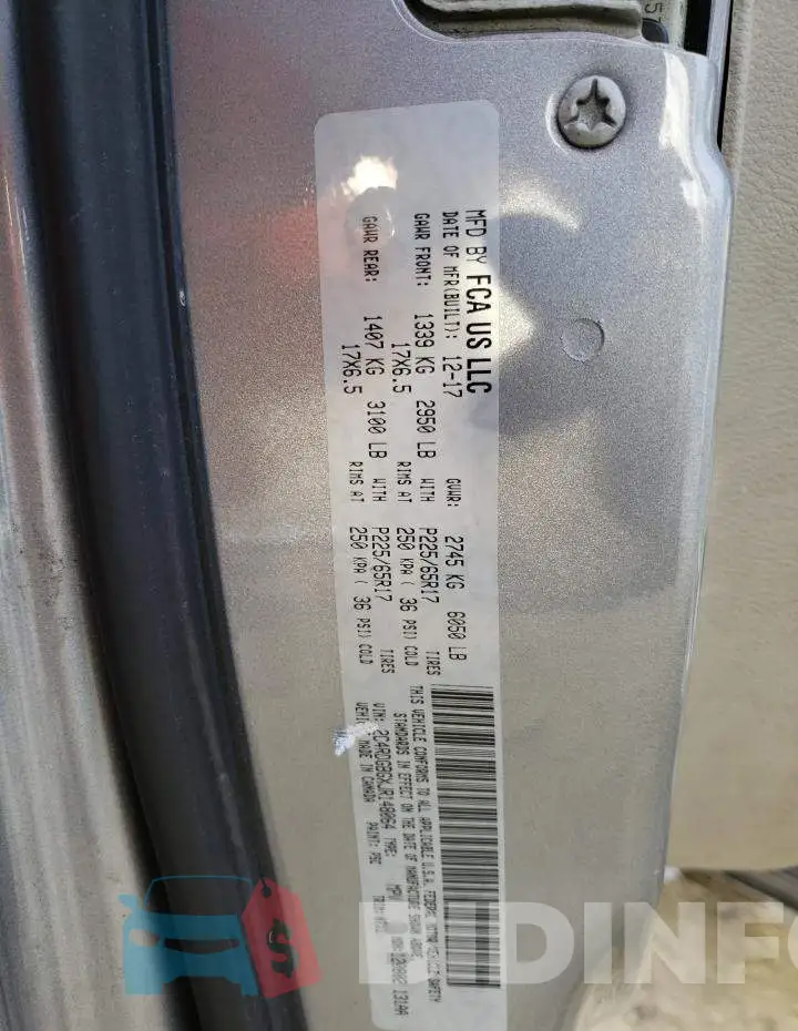 2C4RDGBGXJR148064 Photo# 13