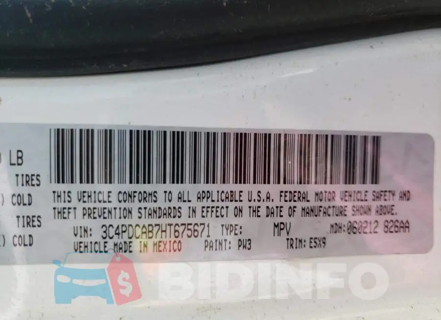 3C4PDCAB7HT675671 Photo# 10