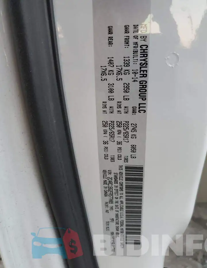 2C4RC1BG2FR577089 Photo# 14