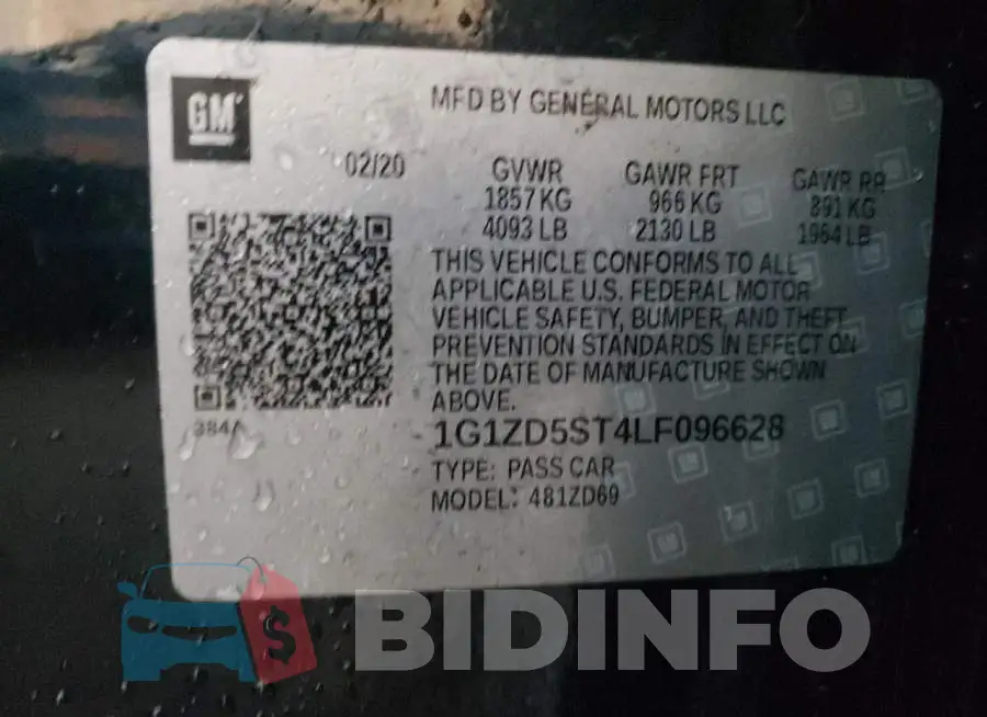 1G1ZD5ST4LF096628 Photo# 10