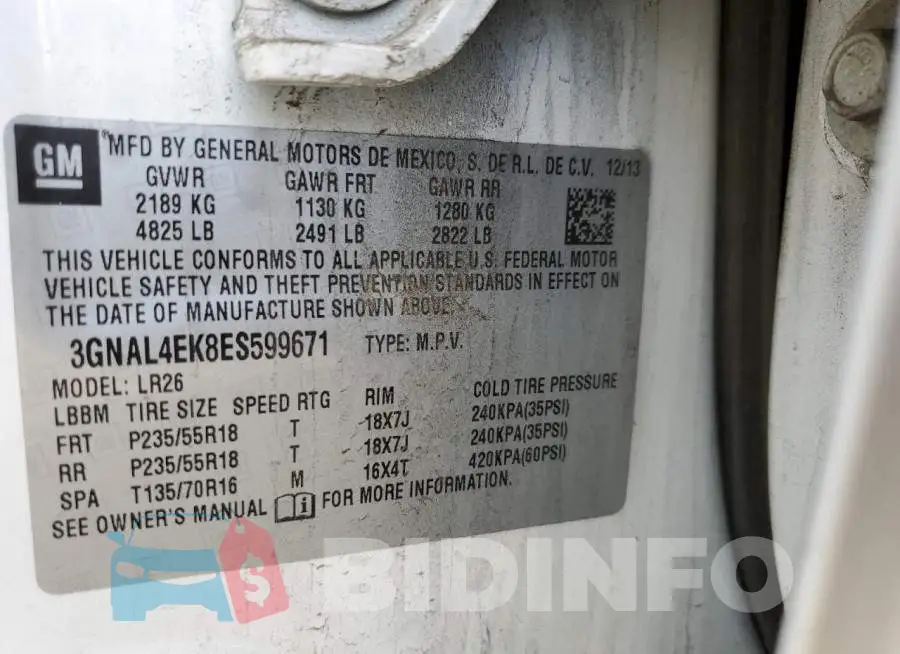 3GNAL4EK8ES599671 Photo# 12
