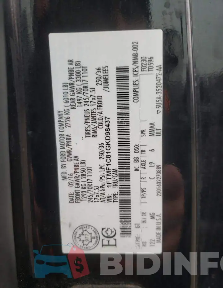 1FTMF1C81GKD98437 Photo# 12