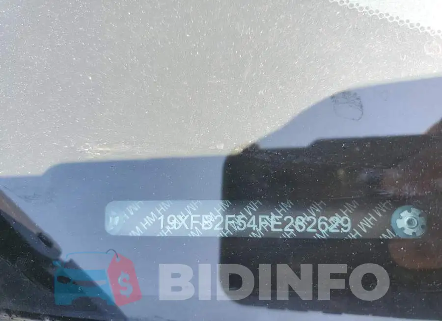 19XFB2F54FE282629 Photo# 10