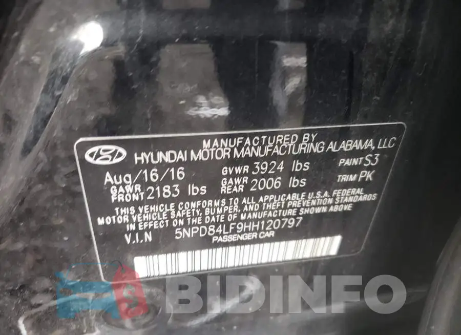 5NPD84LF9HH120797 Photo# 10
