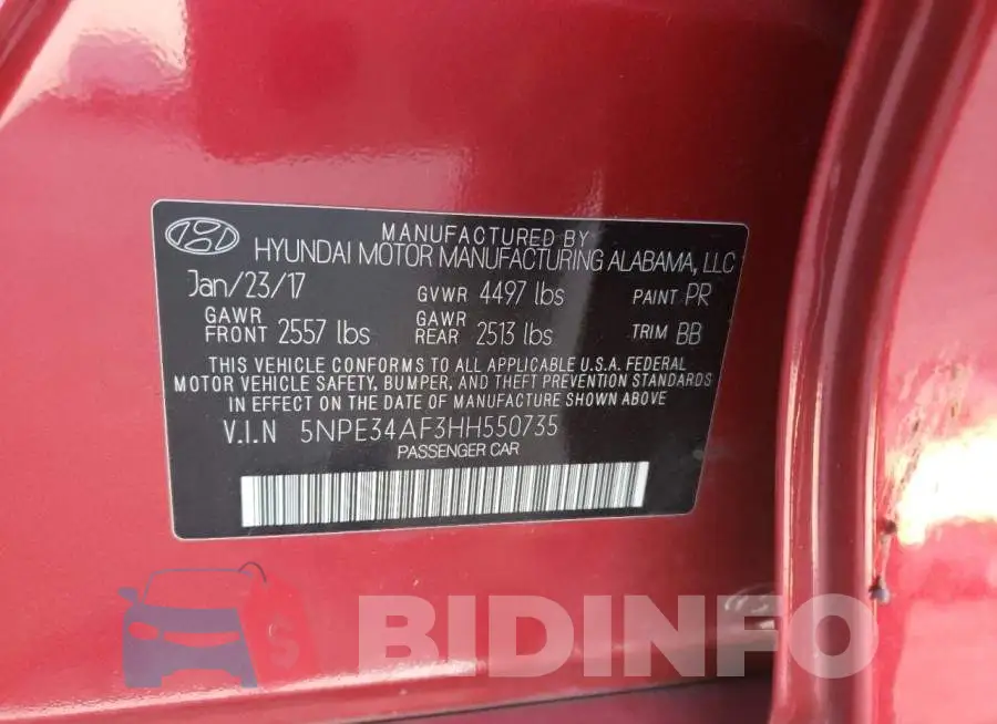 5NPE34AF3HH550735 Photo# 12