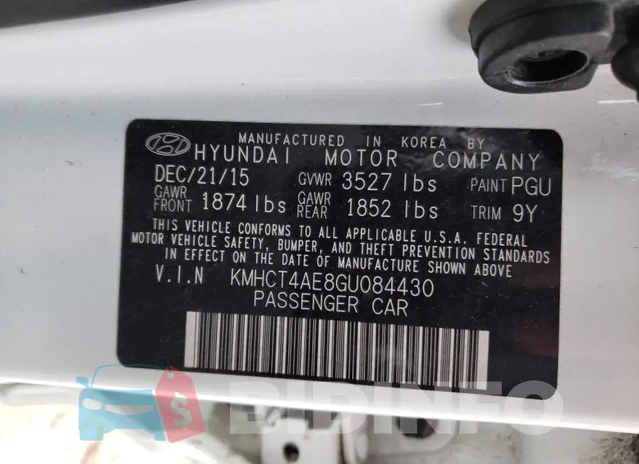 KMHCT4AE8GU084430 Photo# 10