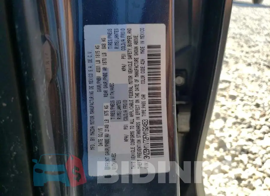 3MZBM1V72FM192453 Photo# 12